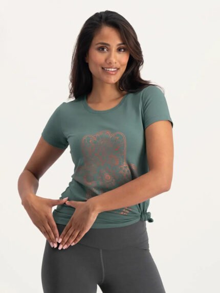 Urban Goddess Hamsa Core Yoga Tee